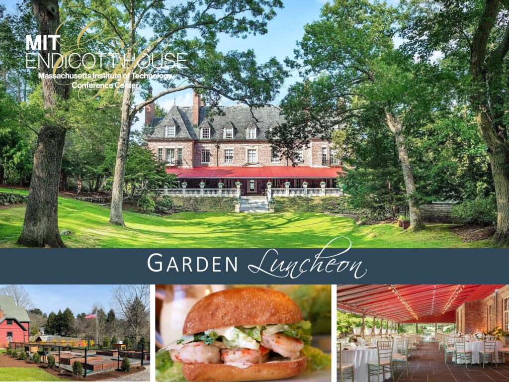 Garden luncheon at mit endicott house. boston area garden lunch. Olmstead gardens